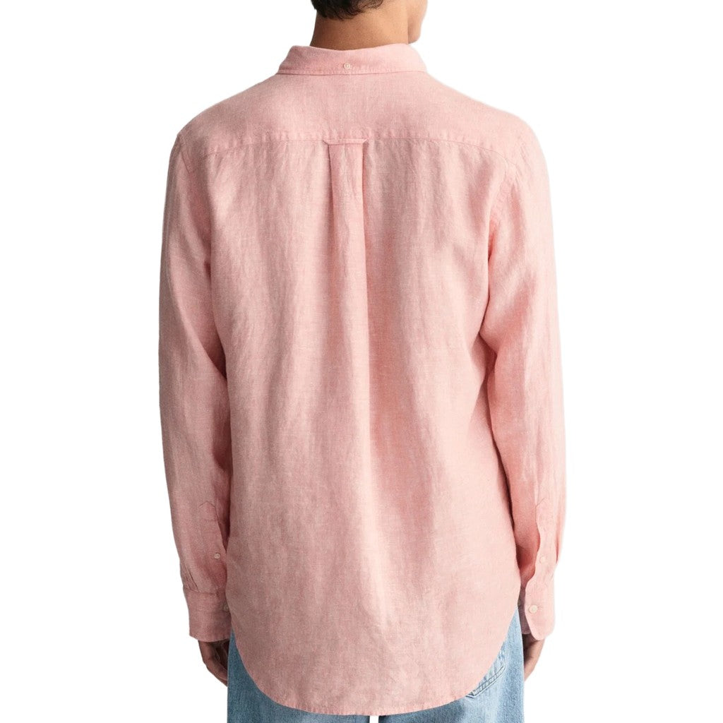 Gant Overhemd met logoborduring – Roze
