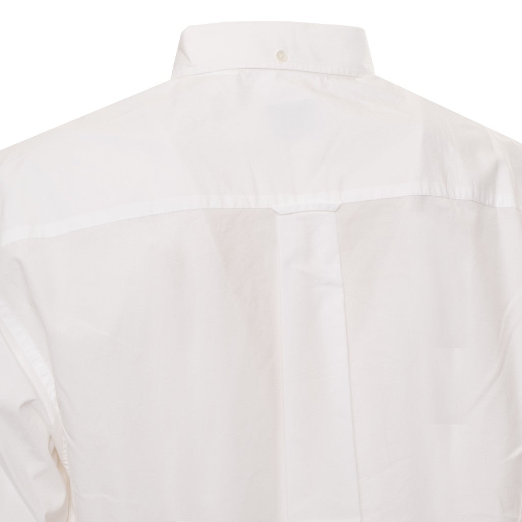 Gant Overhemd met logoborduring – Wit