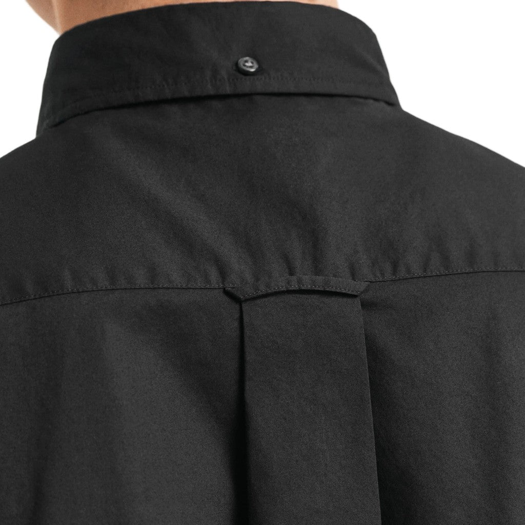 Gant Overhemd met logoborduring – Zwart