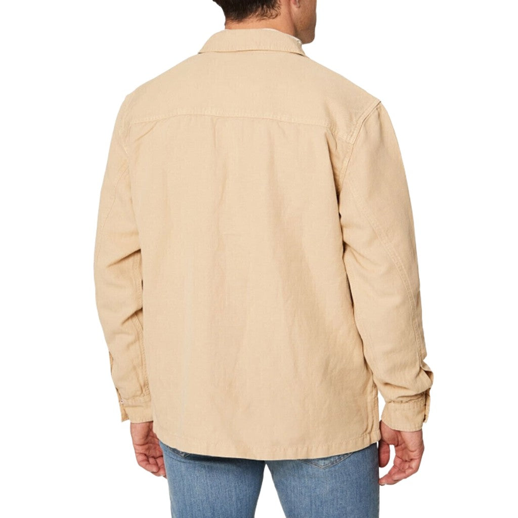 Gant Overhemd van linnen en katoen – Beige