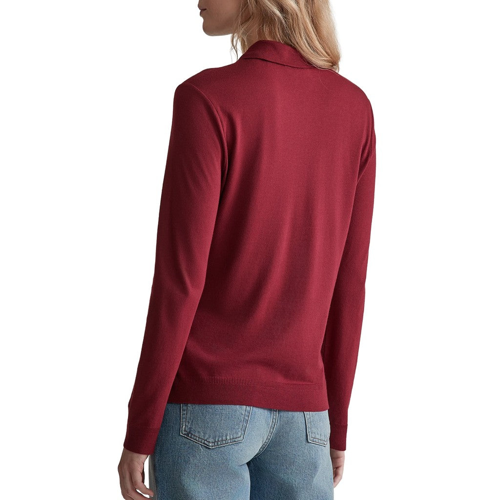 Gant Polo met lange mouwen Dames – Rood
