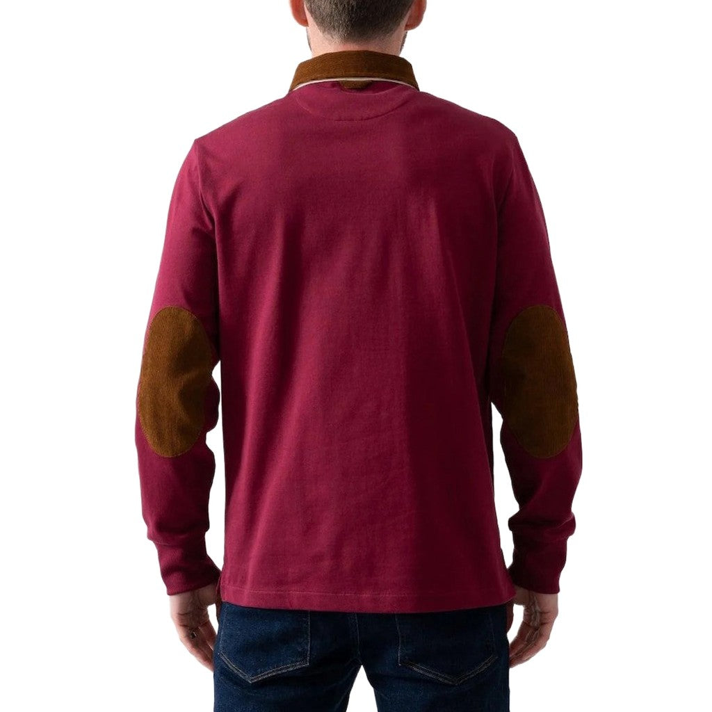 Gant Polo met lange mouwen Heren – Bordeaux