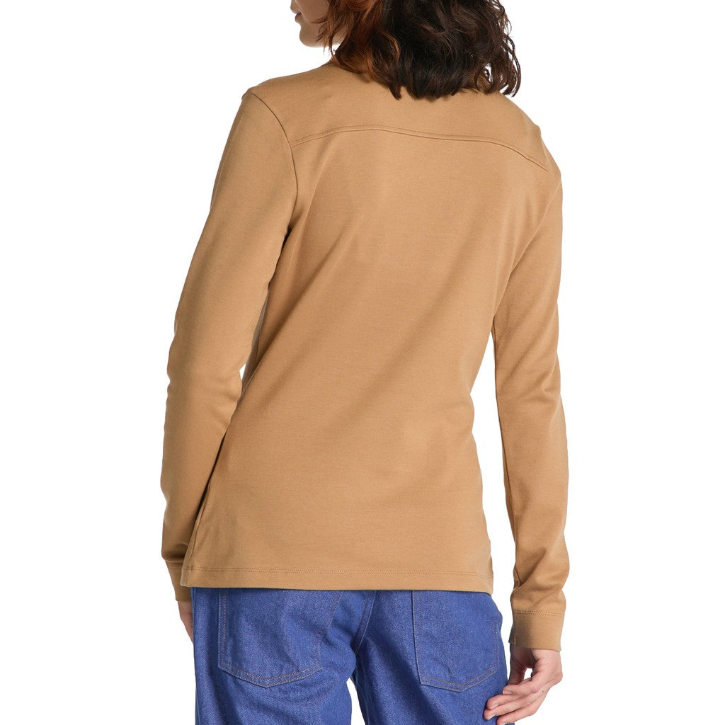 Gant Polo met logoborduring – Khaki