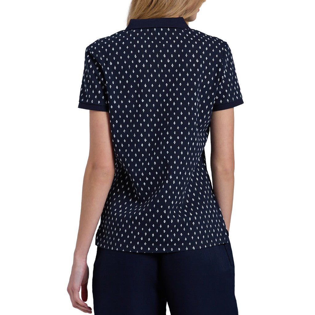 Gant Polo met logoborduring – Marineblauw