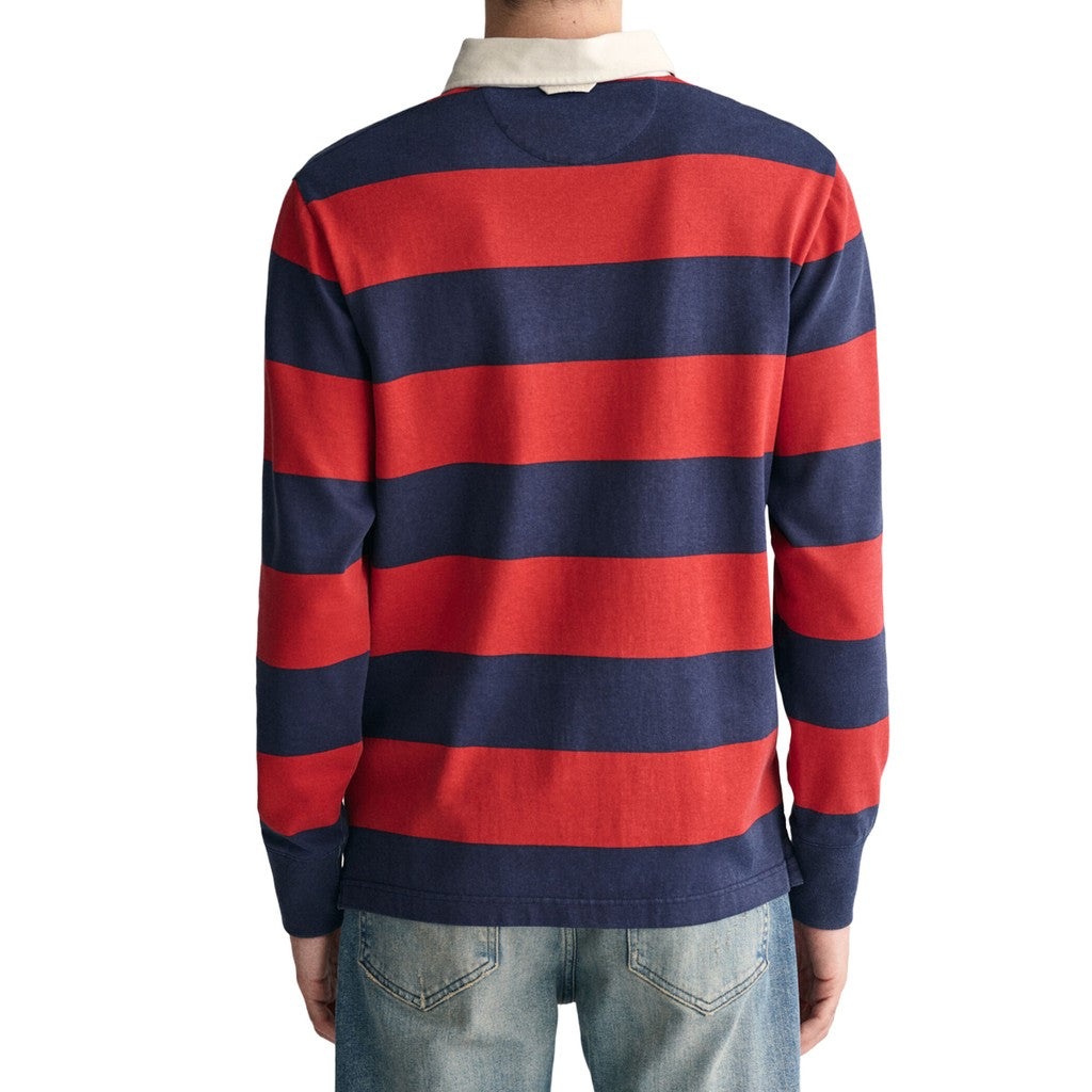 Gant Polo met strepen Heren – Rood