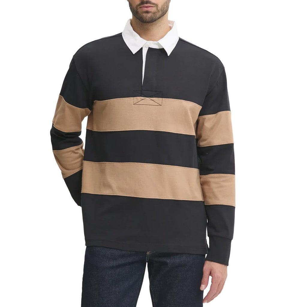 Gant Polo met strepen Heren – Zwart