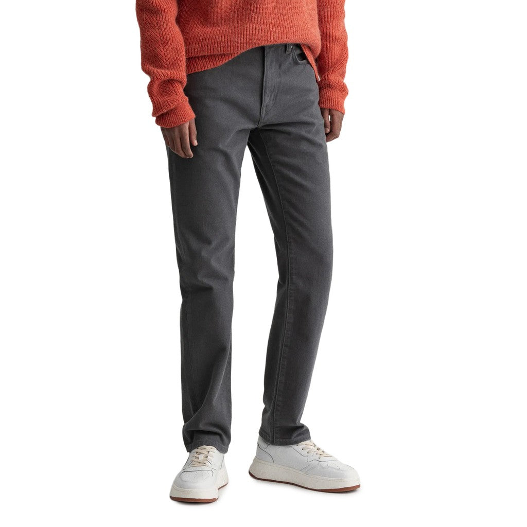 Gant Regular fit jeans Heren – Antraciet