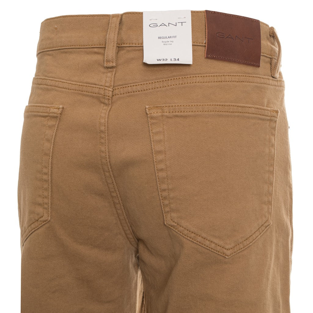 Gant Regular fit jeans Heren – Beige