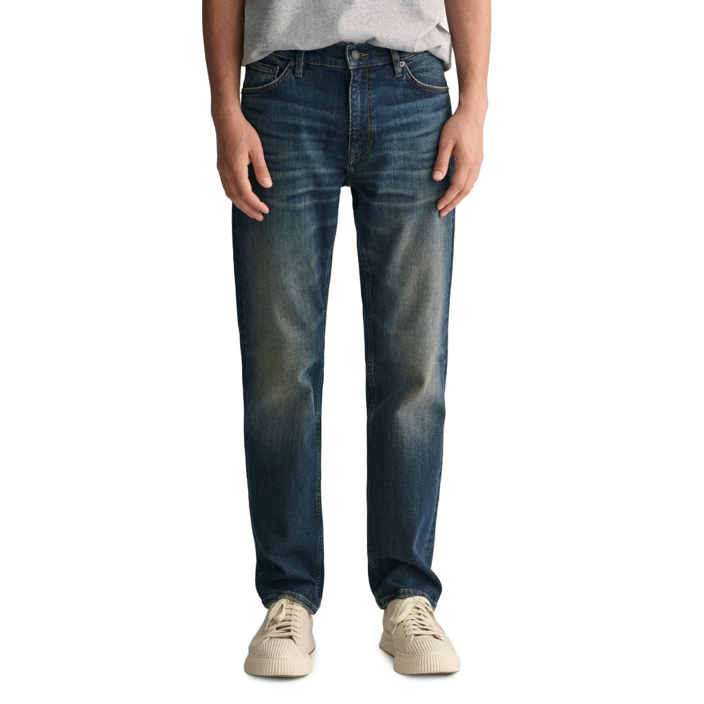 Gant Regular fit jeans Heren – Blauw