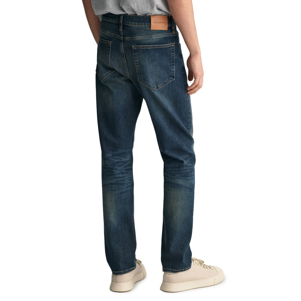 Gant Regular fit jeans Heren – Blauw