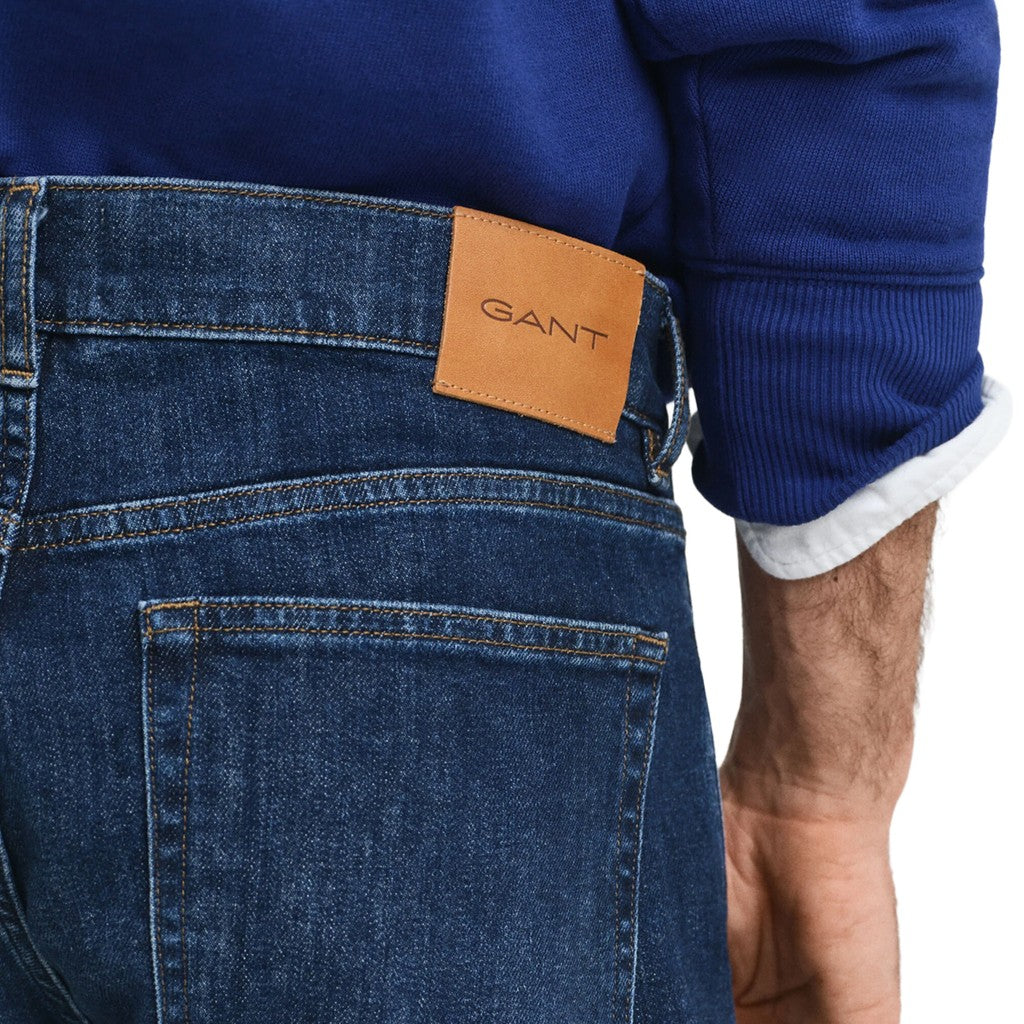 Gant Regular fit jeans Heren – Donkerblauw