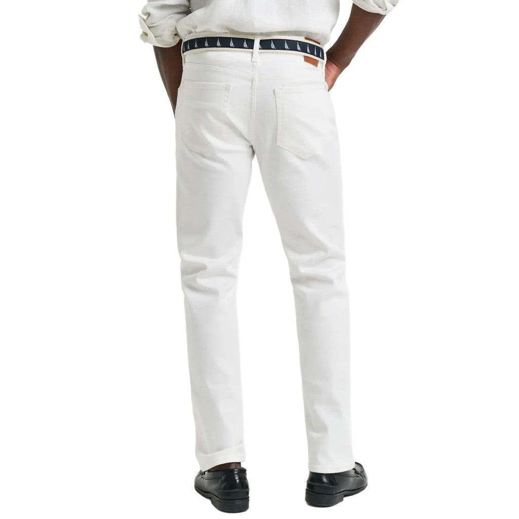 Gant Regular fit jeans Heren – Gebroken wit