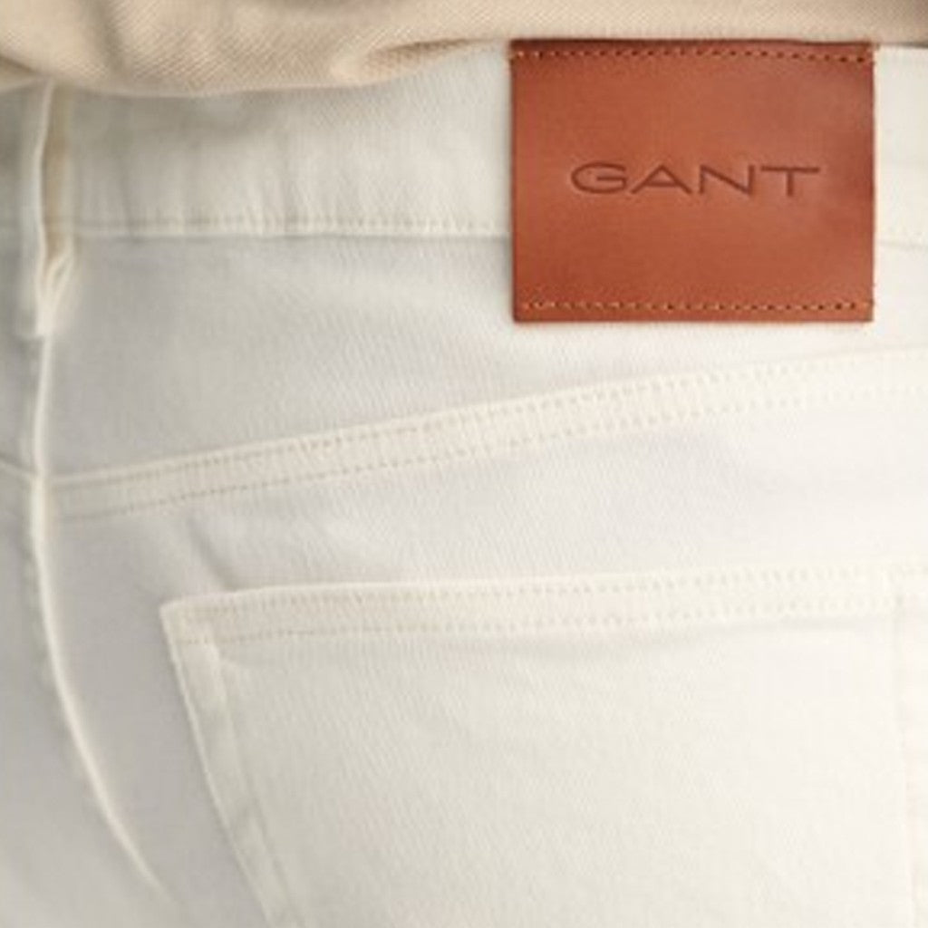 Gant Regular fit jeans Heren – Gebroken wit