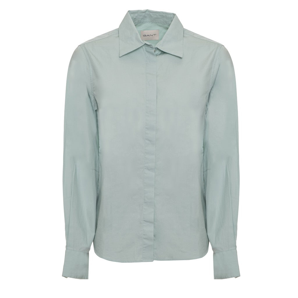 Gant Regular fit overhemd Dames – Turquoise