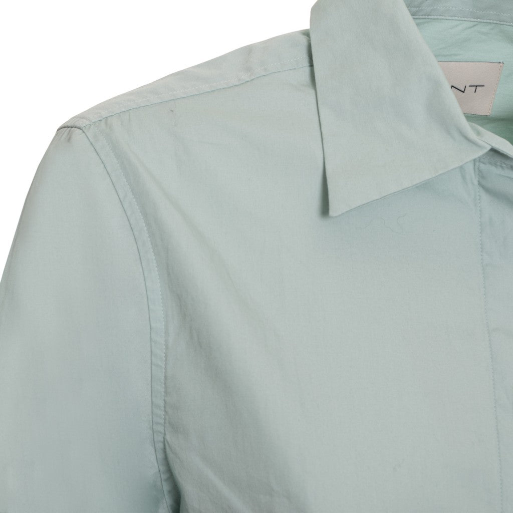 Gant Regular fit overhemd Dames – Turquoise