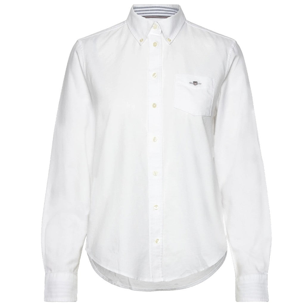 Gant Regular fit overhemd Dames – Wit