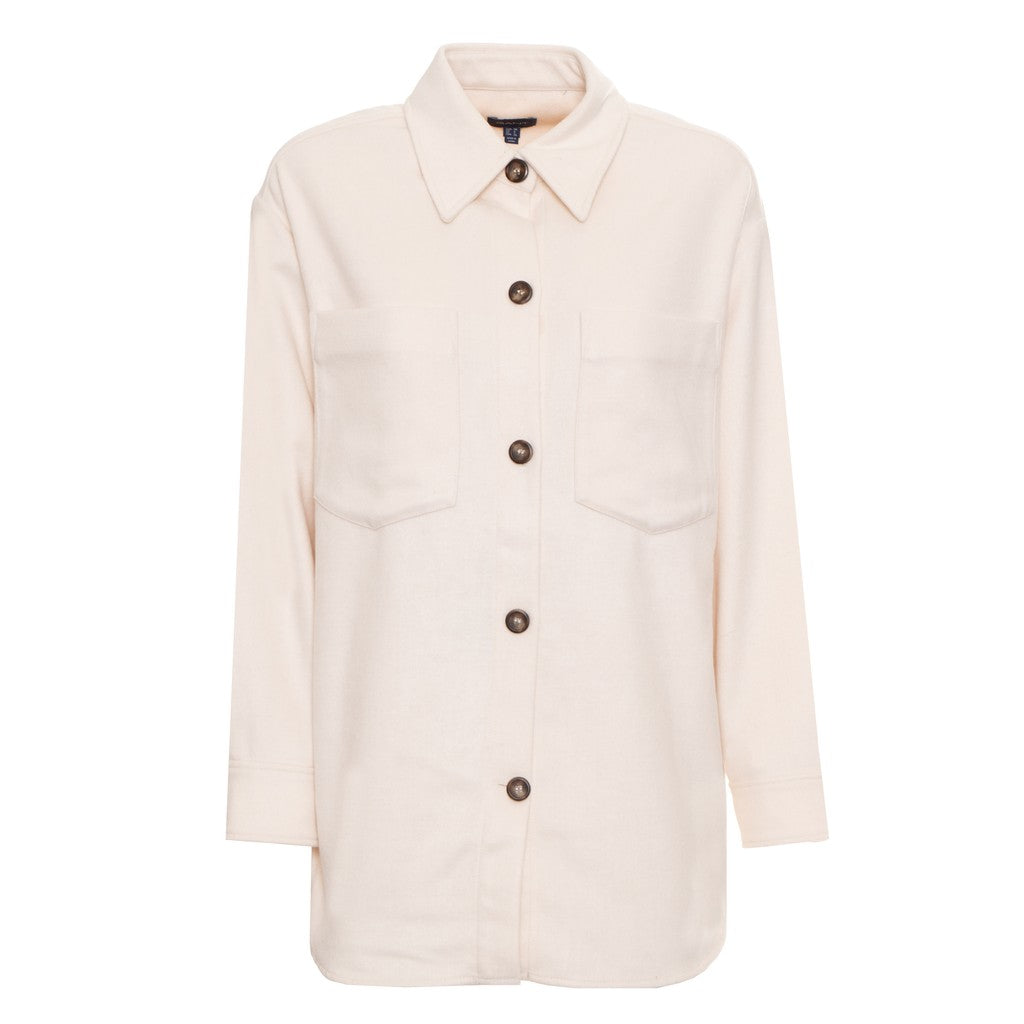 Gant Relaxed fit overhemd Dames – Crème