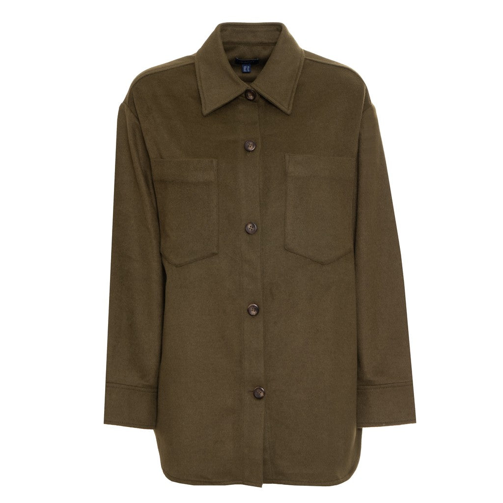 Gant Relaxed fit overhemd Dames – Groen