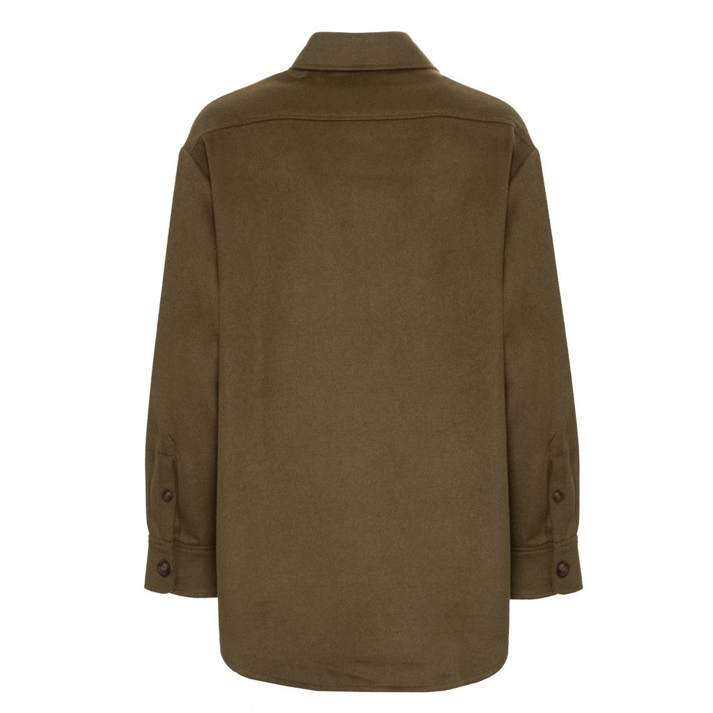 Gant Relaxed fit overhemd Dames – Groen