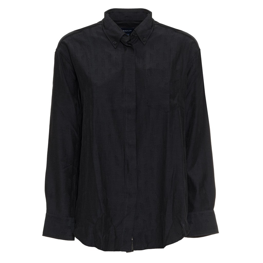 Gant Relaxed fit overhemd Dames – Zwart