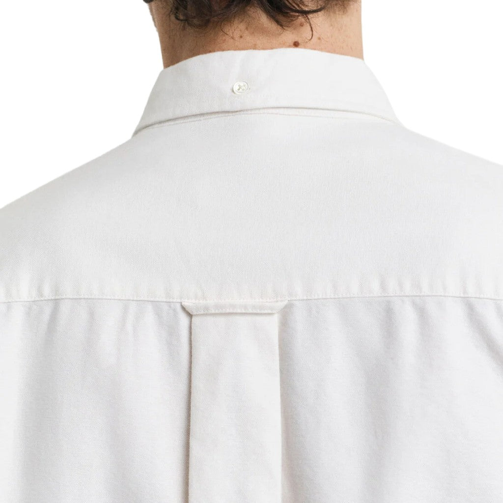 Gant Relaxed fit overhemd Heren – Gebroken wit