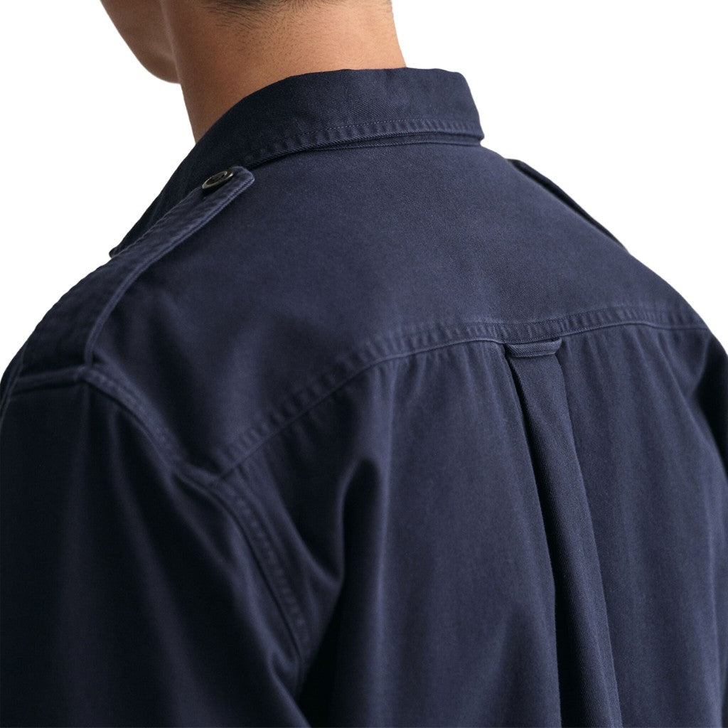 Gant Relaxed fit overhemd Heren – Marineblauw