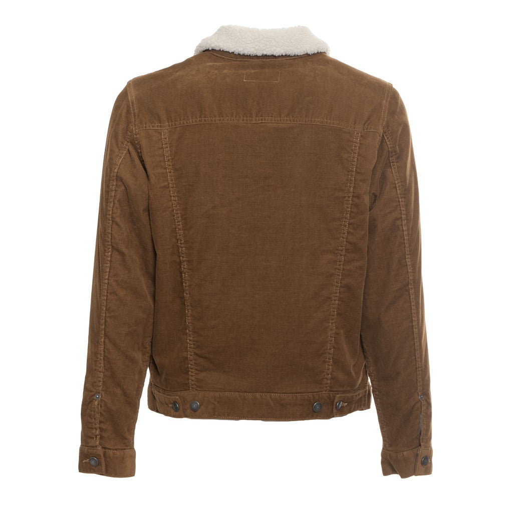 Gant Ribfluwelen jas – Bruin