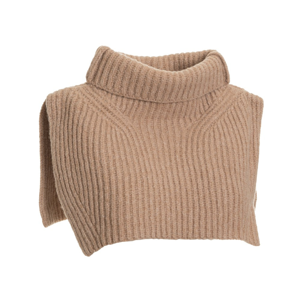 Gant Ribgebreide colsjaal – Khaki