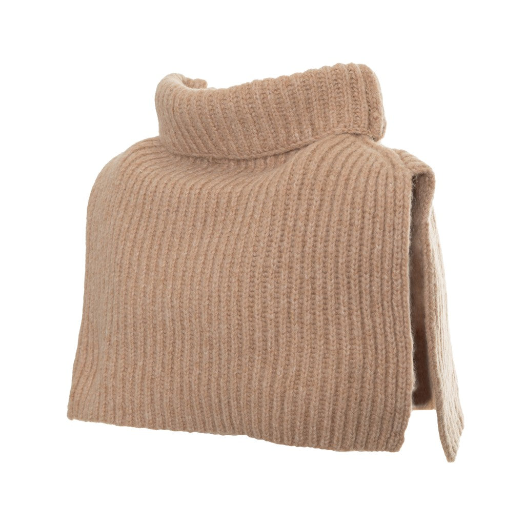 Gant Ribgebreide colsjaal – Khaki