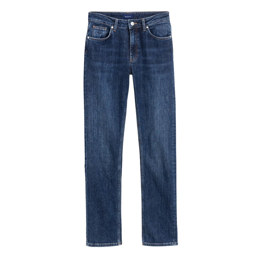 Gant Slim fit jeans Dames – Blauw