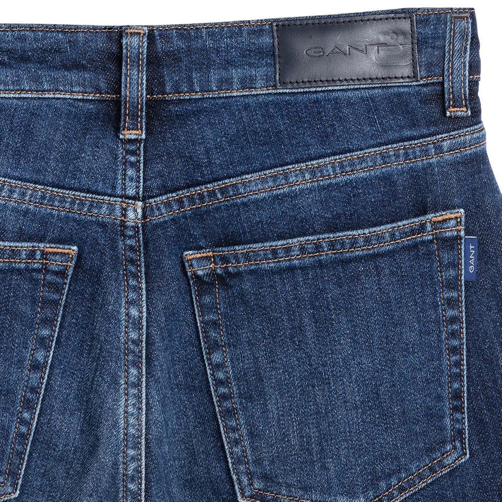 Gant Slim fit jeans Dames – Blauw