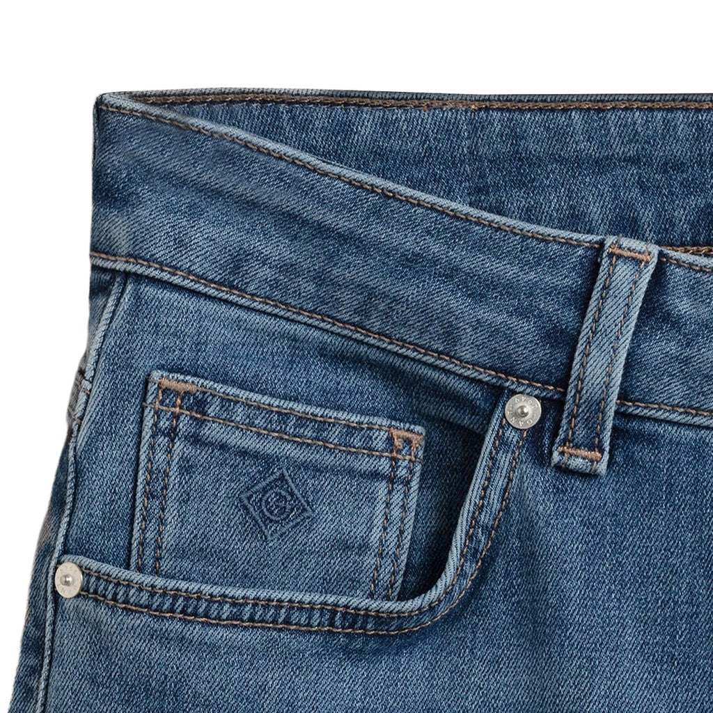 Gant Slim fit jeans Dames – Blauw