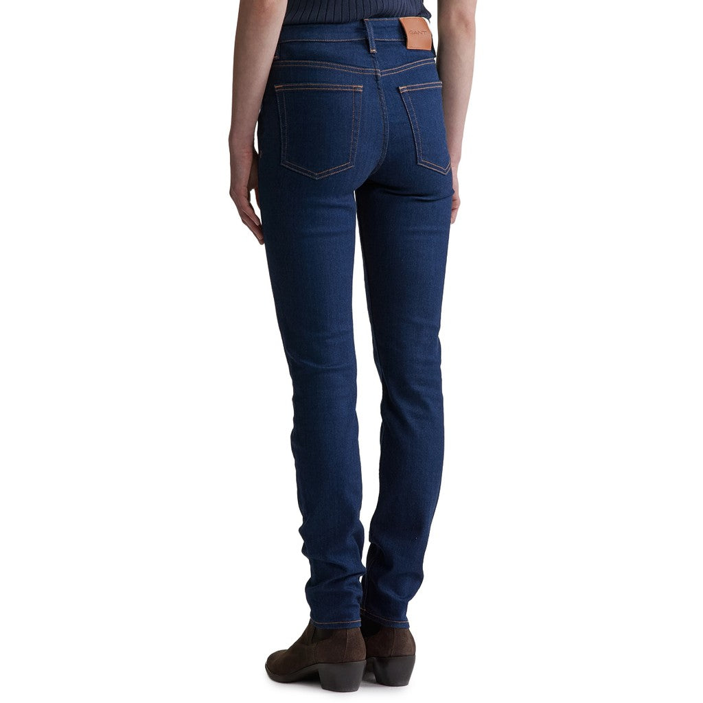 Gant Slim fit jeans Dames – Donkerblauw
