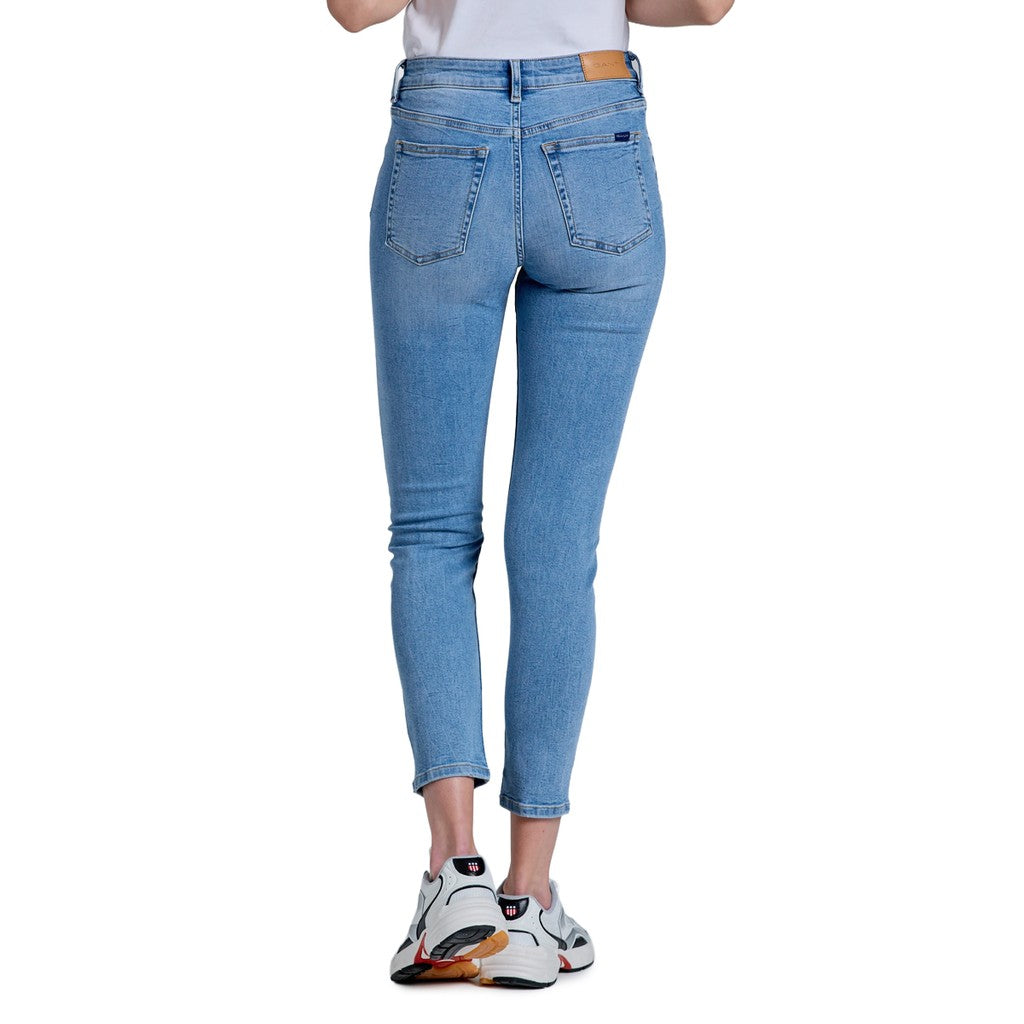 Gant Slim fit jeans Dames – Lichtblauw