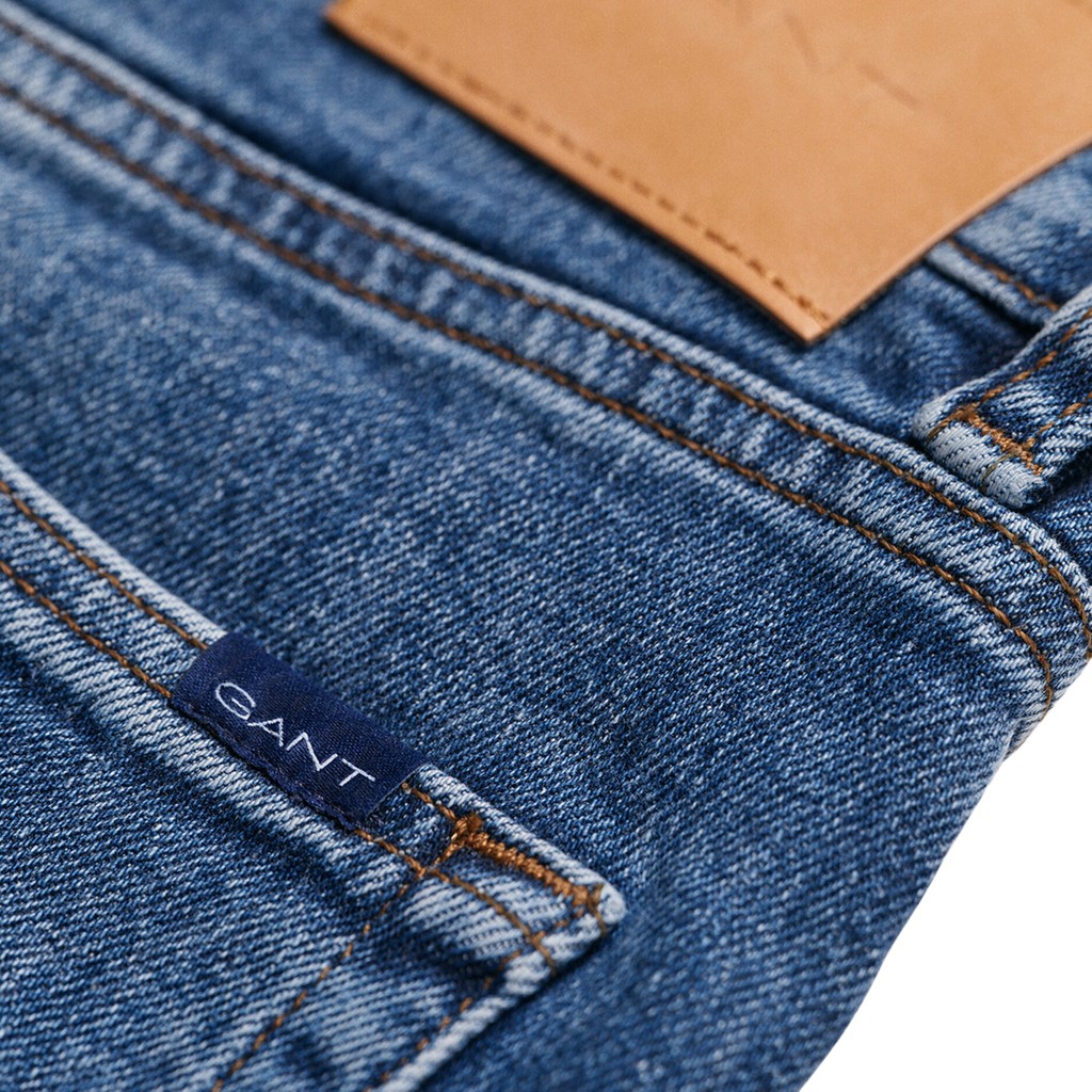 Gant Slim fit jeans Heren – Blauw