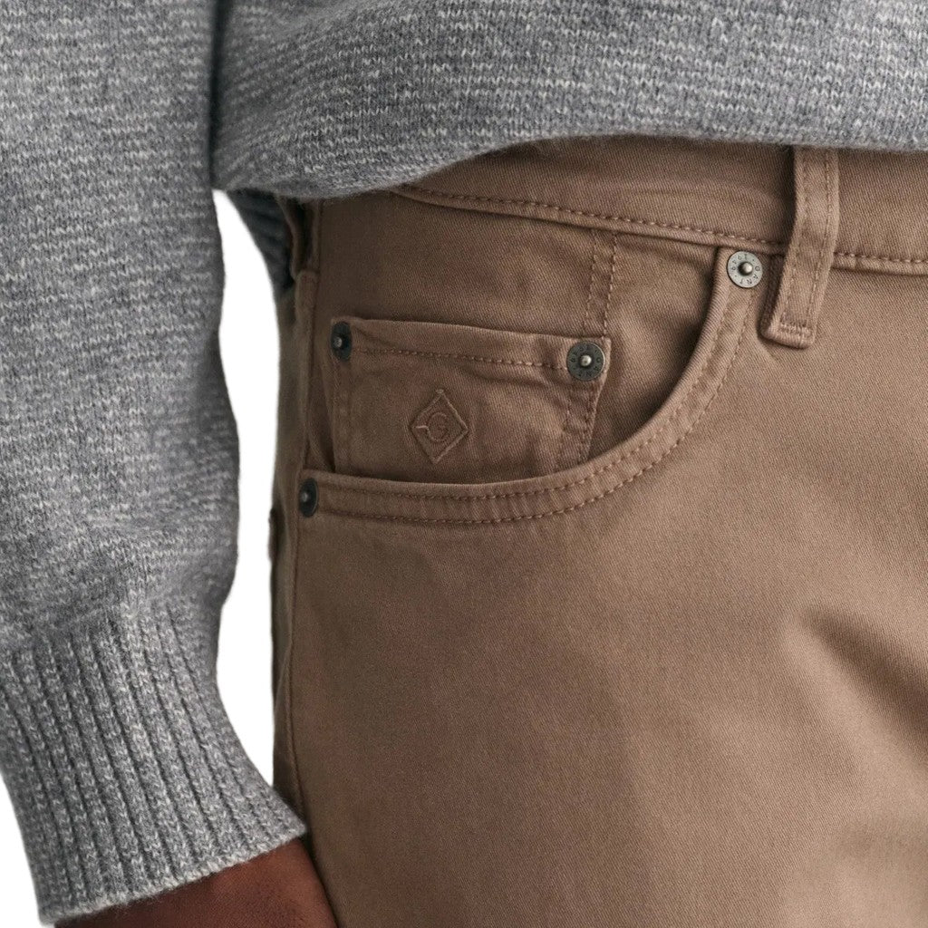 Gant Slim fit jeans Heren – Bruin