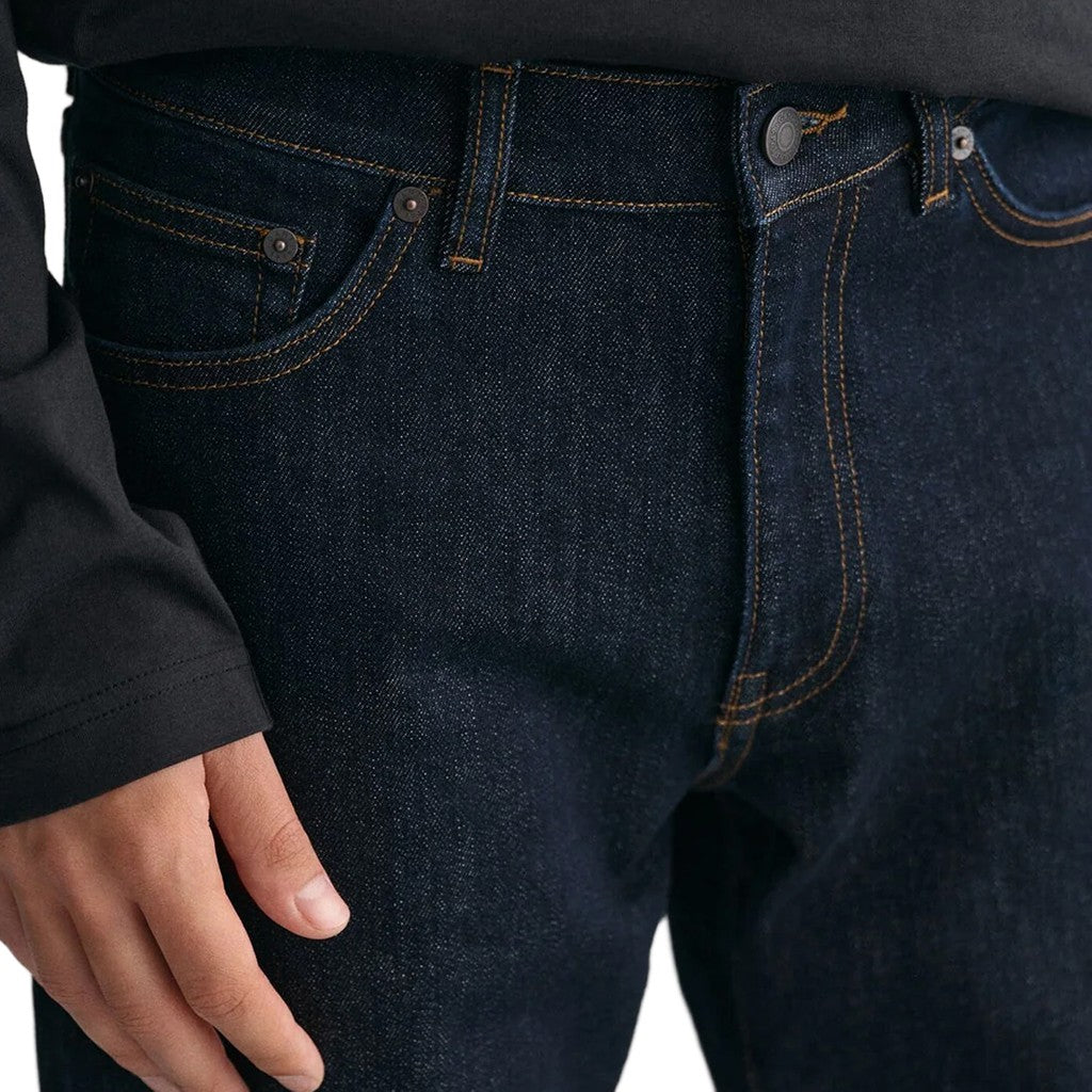 Gant Slim fit jeans Heren – Donkerblauw