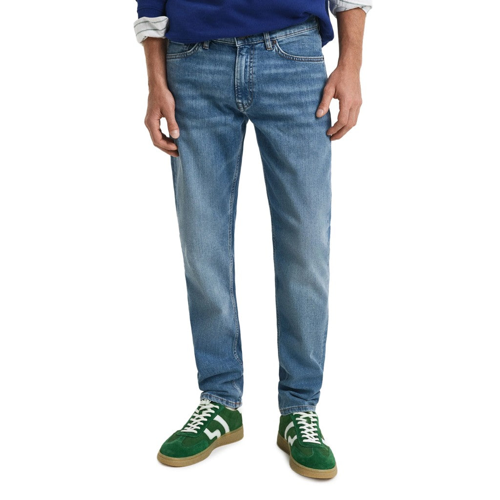 Gant Slim fit jeans Heren – Donkerblauw