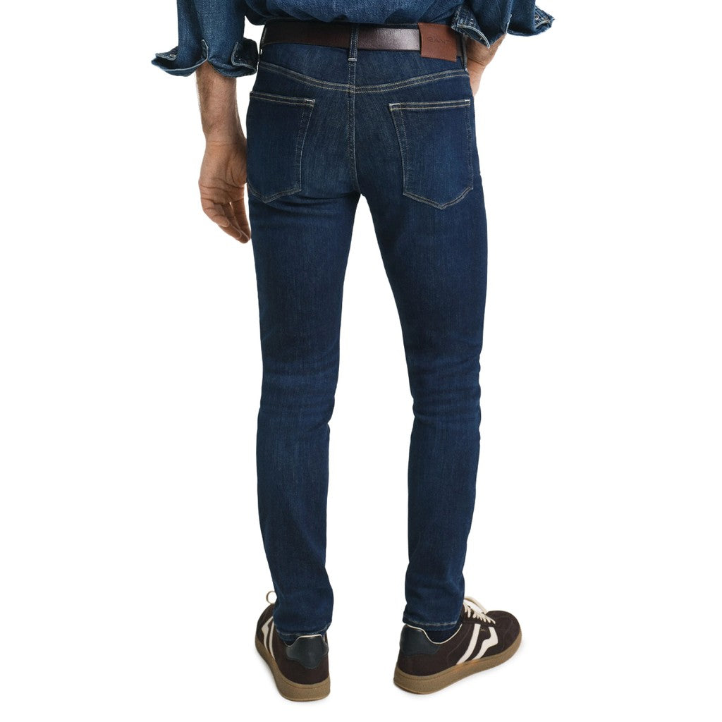 Gant Slim fit jeans Heren – Donkerblauw