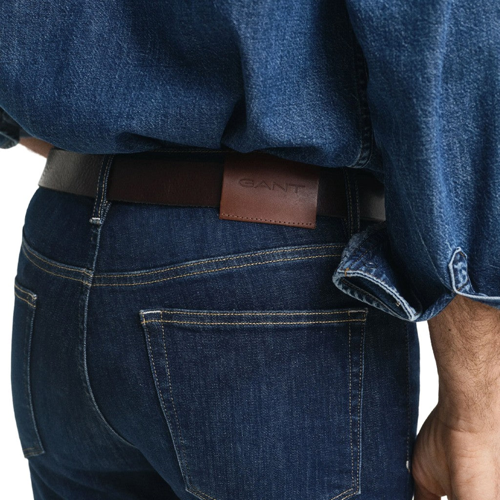 Gant Slim fit jeans Heren – Donkerblauw
