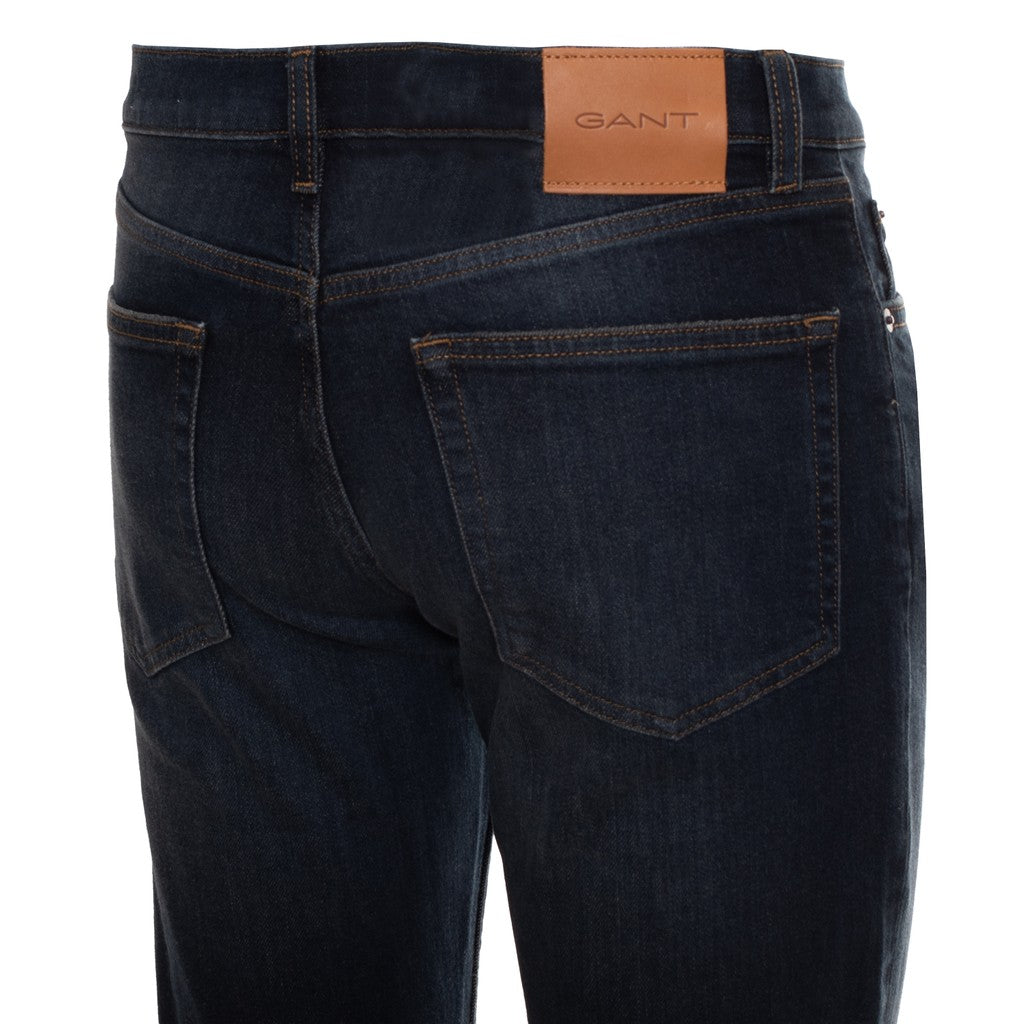 Gant Slim fit jeans Heren – Donkerblauw