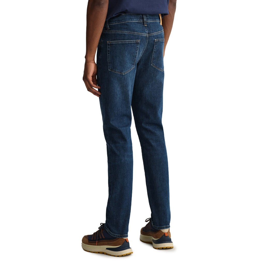 Gant Slim fit jeans Heren – Donkerblauw