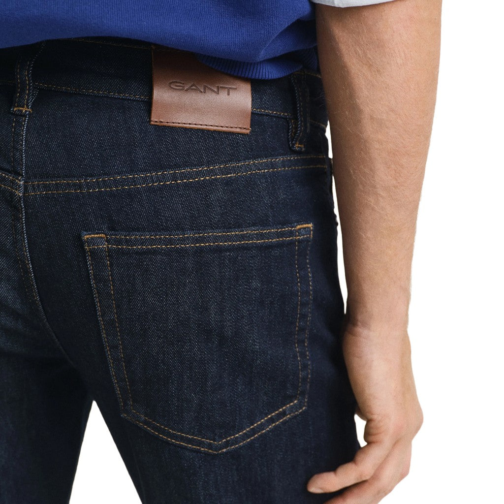 Gant Slim fit jeans Heren – Donkerblauw