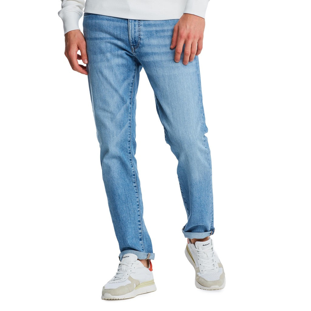 Gant Slim fit jeans Heren – Lichtblauw