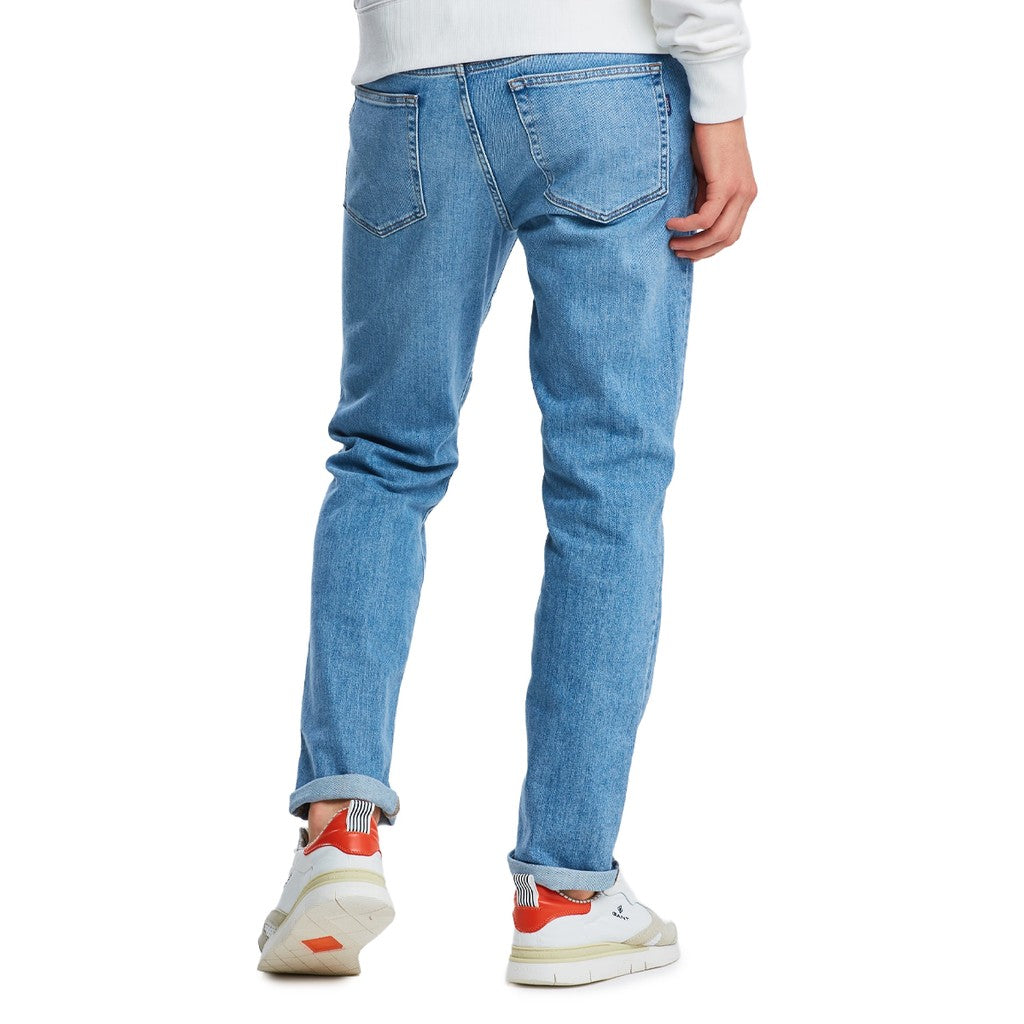 Gant Slim fit jeans Heren – Lichtblauw