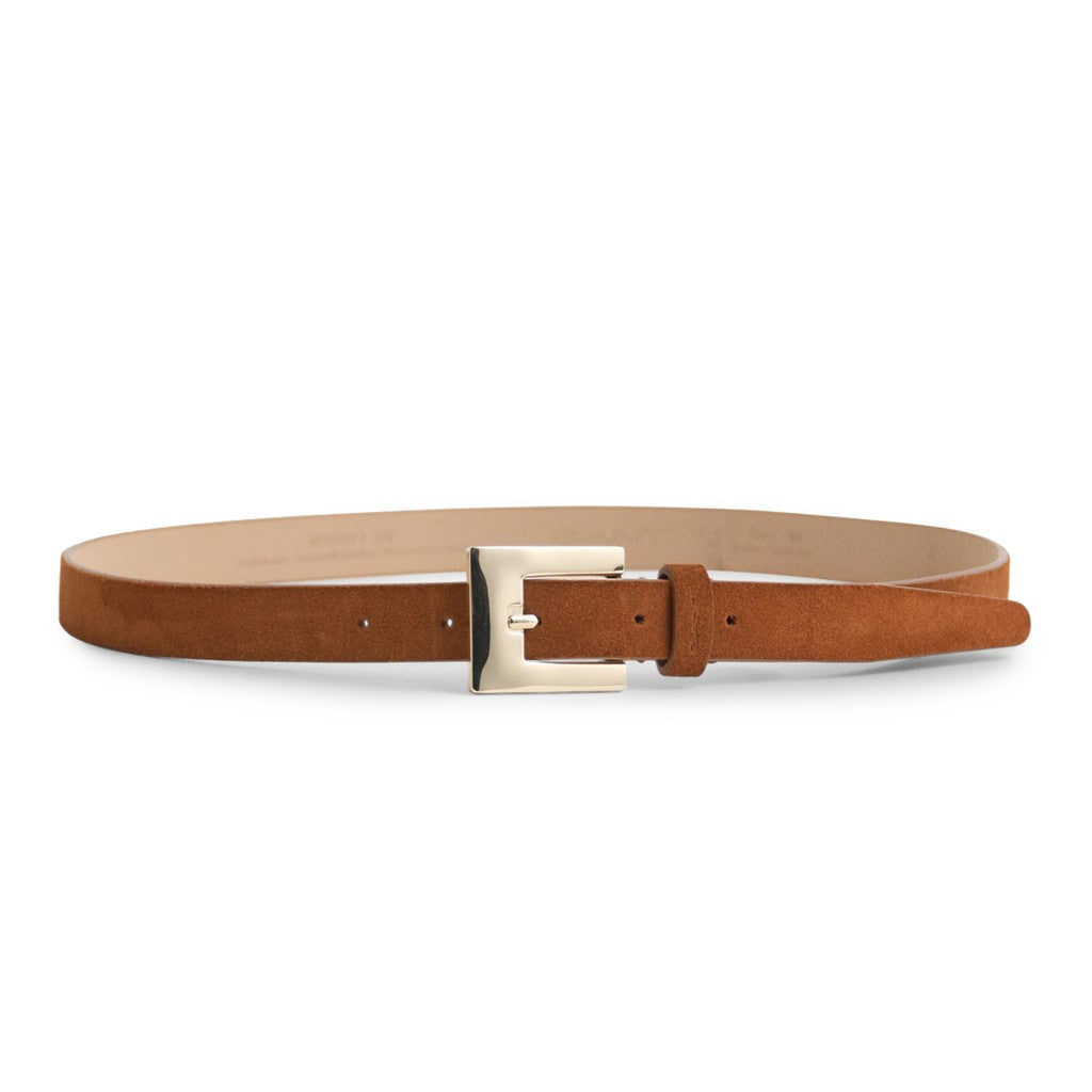 Gant Smalle suède riem – Bruin