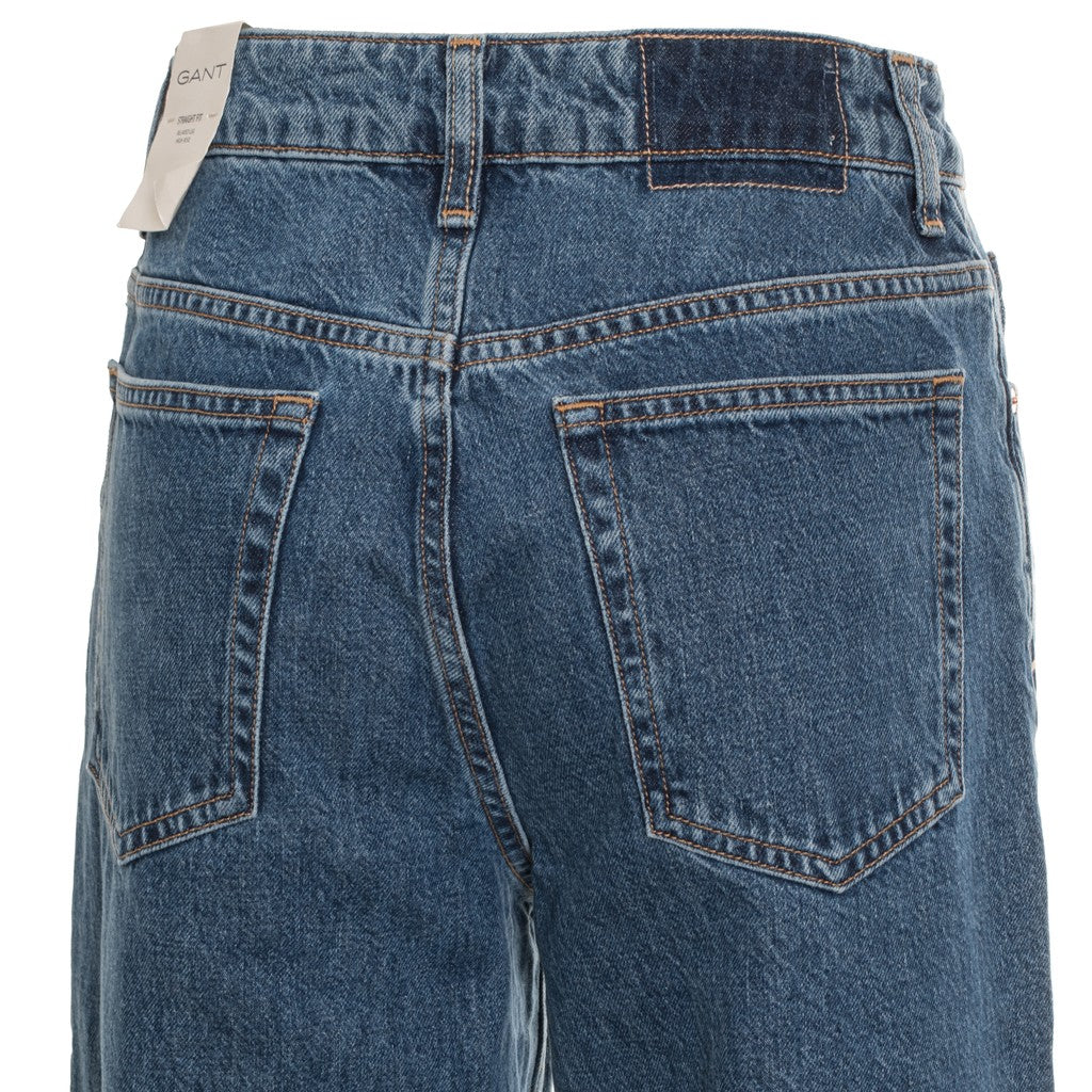 Gant Straight fit jeans – Blauw