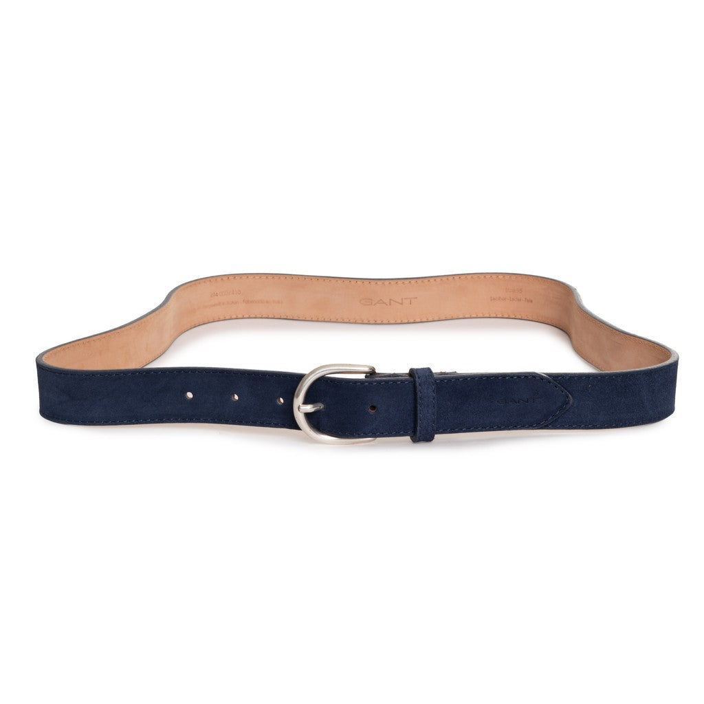 Gant Suède riem – Marineblauw