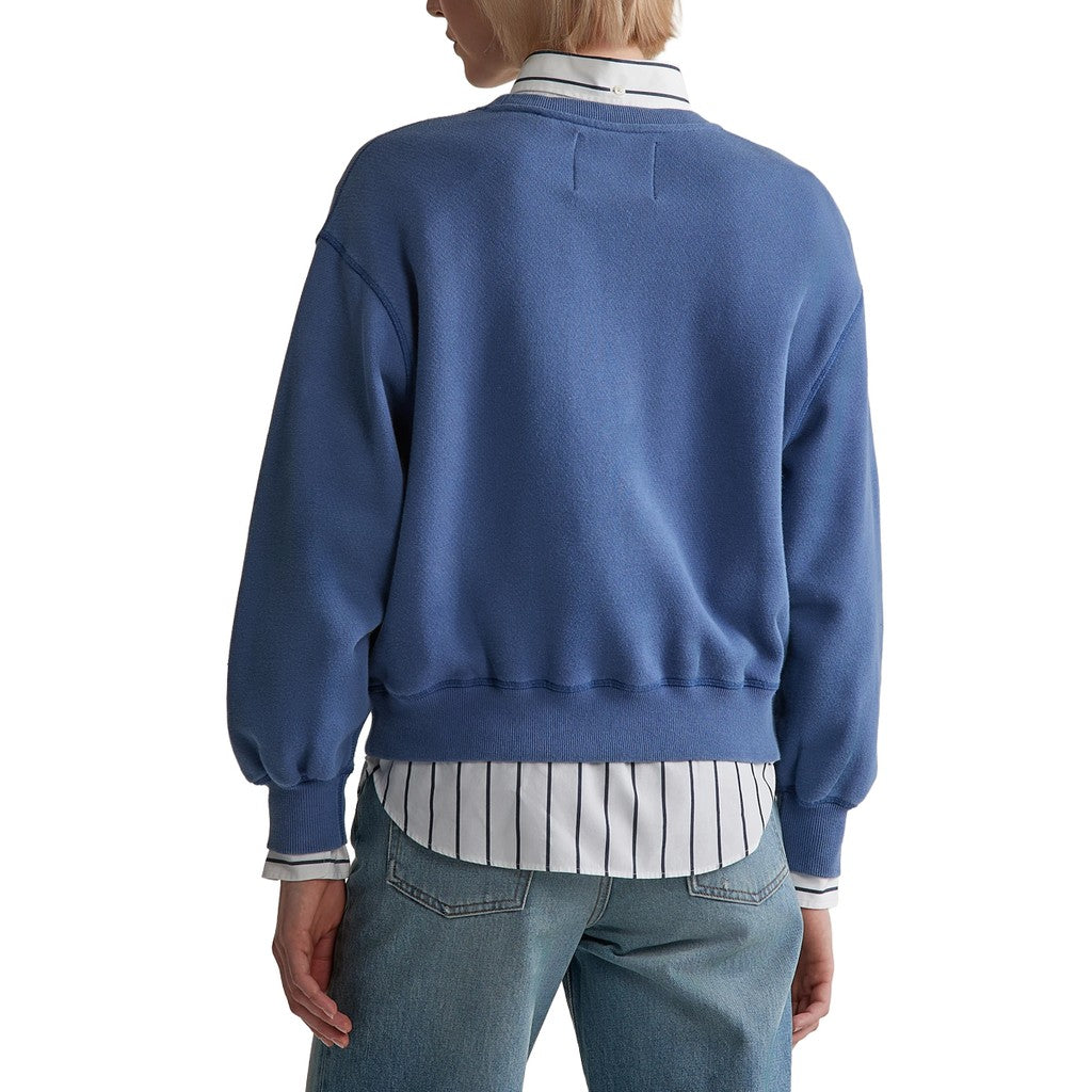 Gant Sweater met ronde hals Dames – Donkerblauw