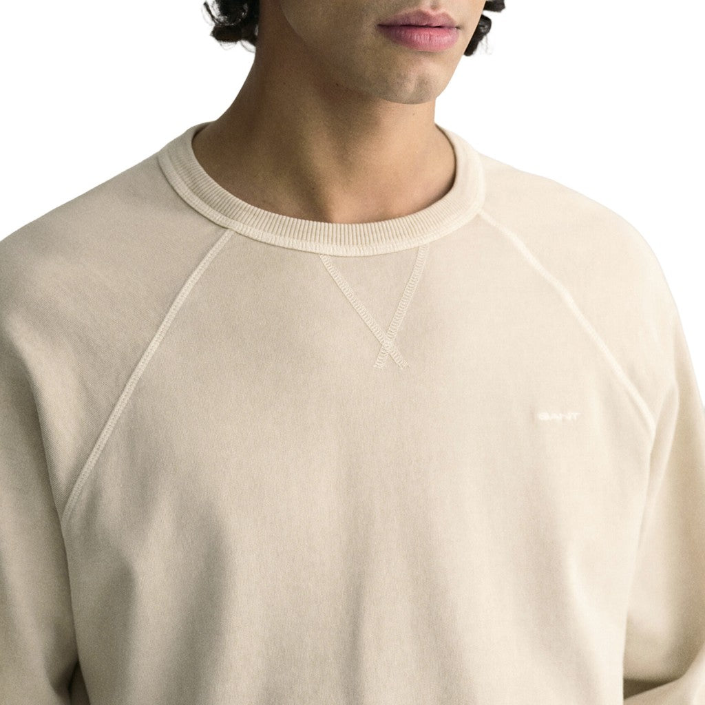 Gant Sweater met ronde hals Heren – Beige